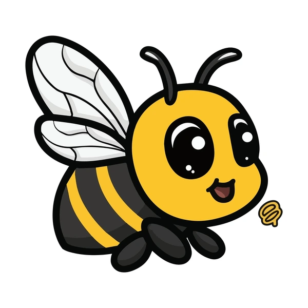our bee real logo